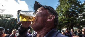 Beer skull at Peak to Powderkeg