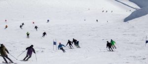 Snow stage of Peak to Powderkeg